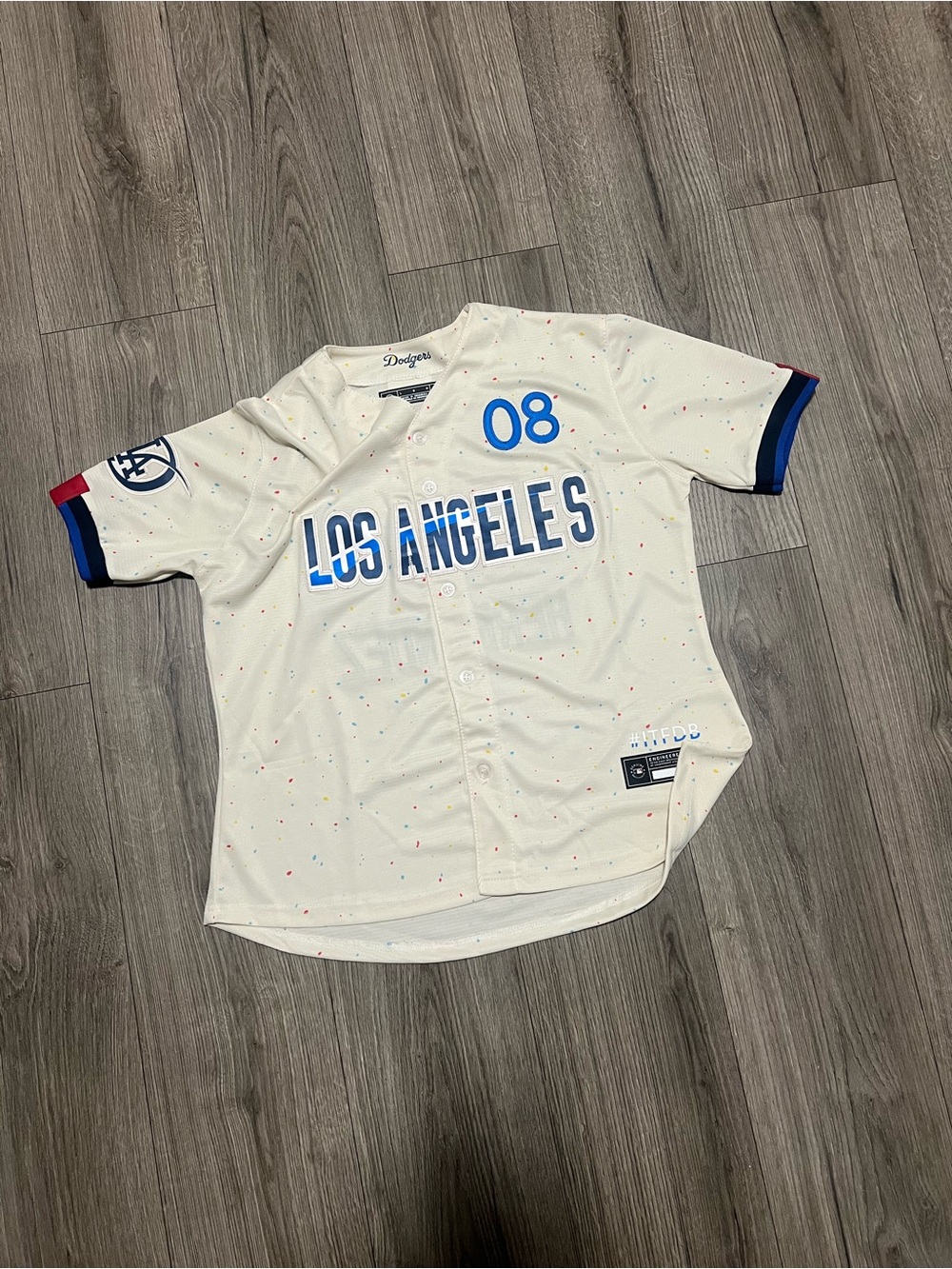 WOMENS ENRIQUE KIKE HERNANDEZ LOS ANGELES DODGERS JERSEY L